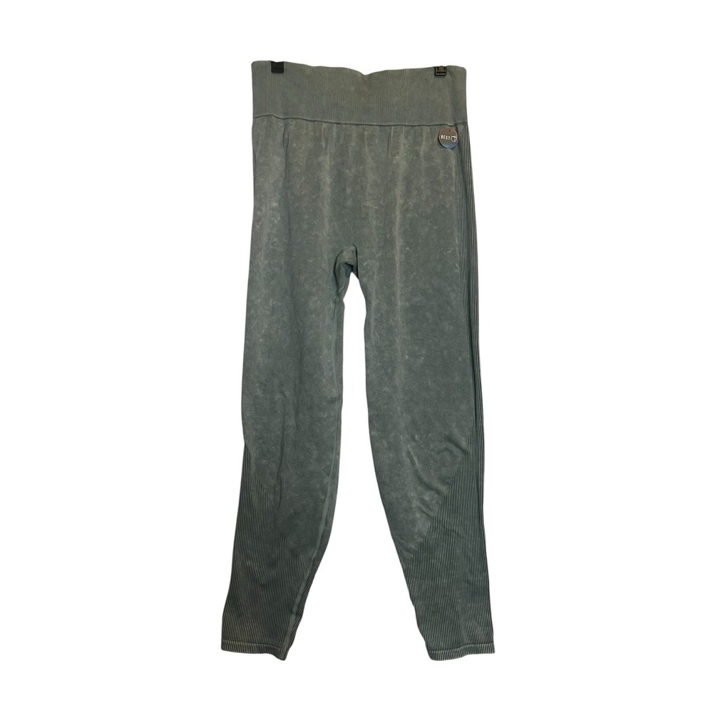Victoria's Secret PINK Seamless Leggings XL Sage Green Heathered High Waisted